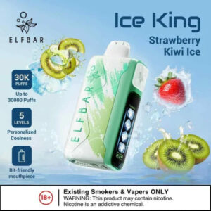 ELF-BAR-ICE-KING-Strawberry-kiwi-ice-30k.jpg Elf Bar Ice King – Strawberry Kiwi Ice – 30K
