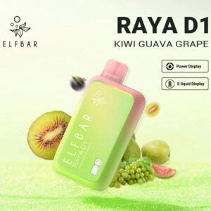 Elfbar-Raya-D1-Kiwi-Guava-Grape_1600x_crop_center-1.jpg ELF BAR RAYA D1 – Kiwi Guava Grape
